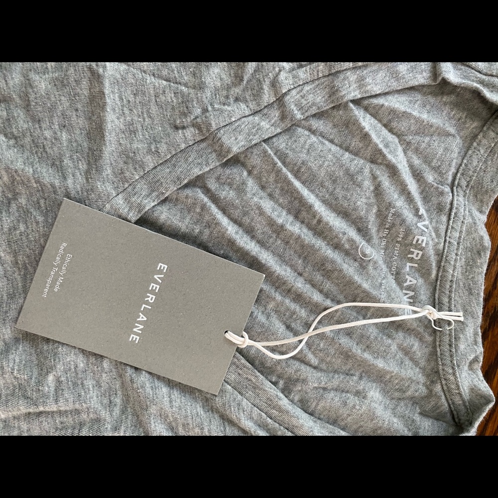 NWT Set of (2) Everlane V-neck Organic Cotton Tees